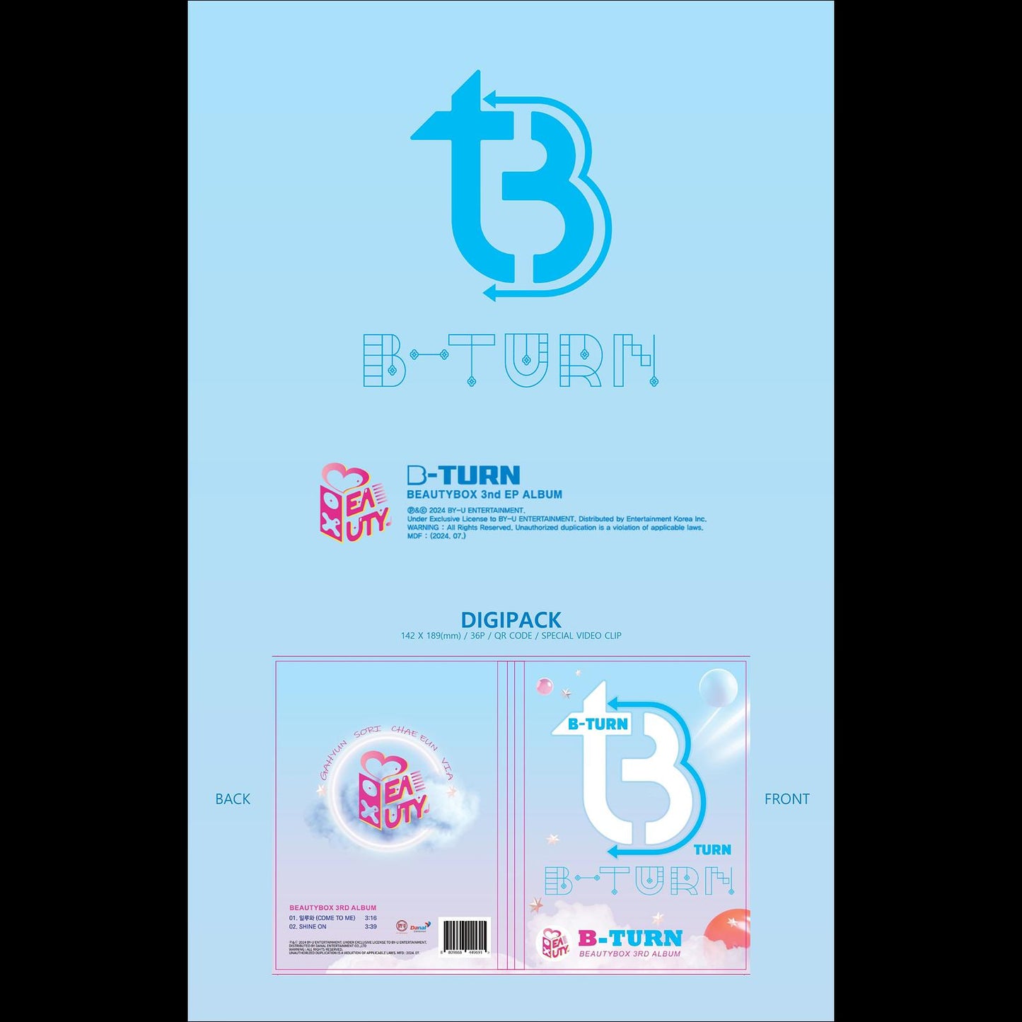 BEAUTY BOX - BEAUTYBOX 3rd Album B-TURN (Smart Album)