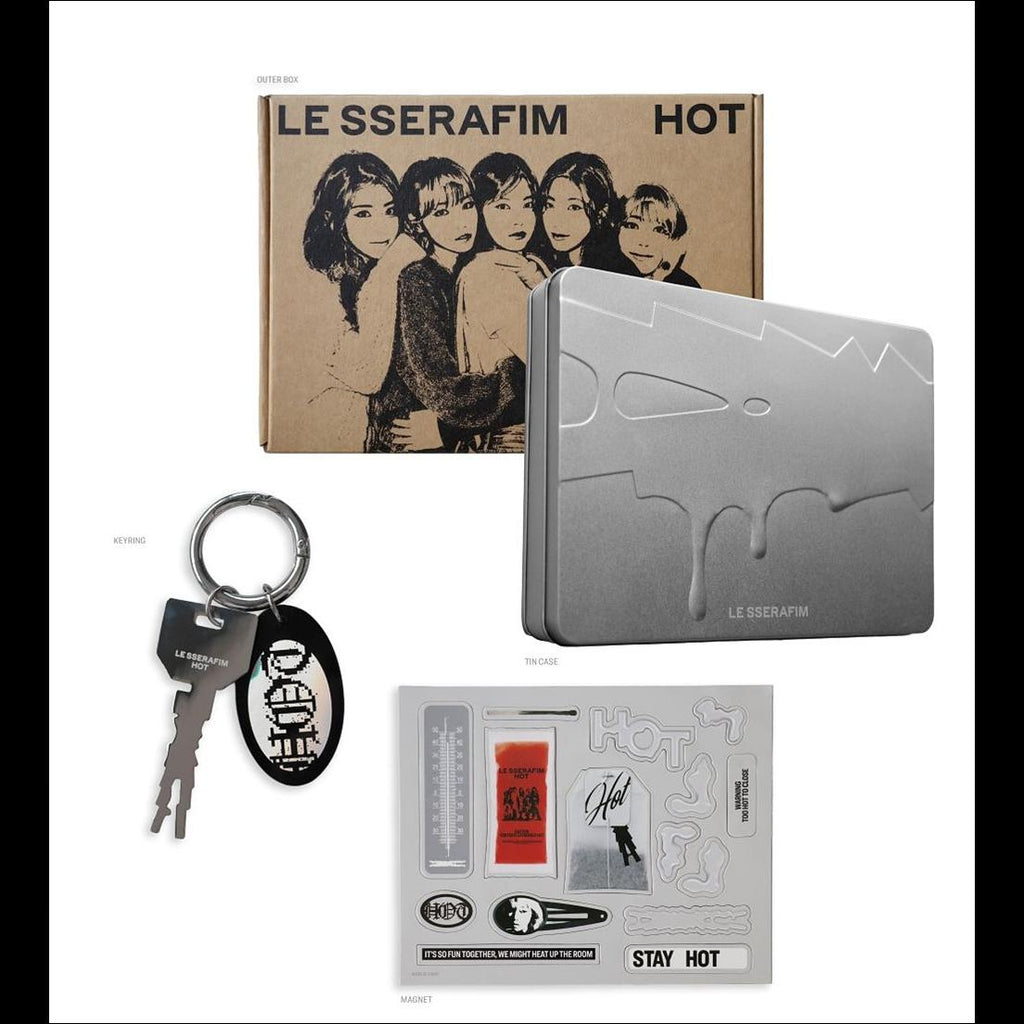 LE SSERAFIM - HOT (TIN CASE ver.) / 5th Mini Album