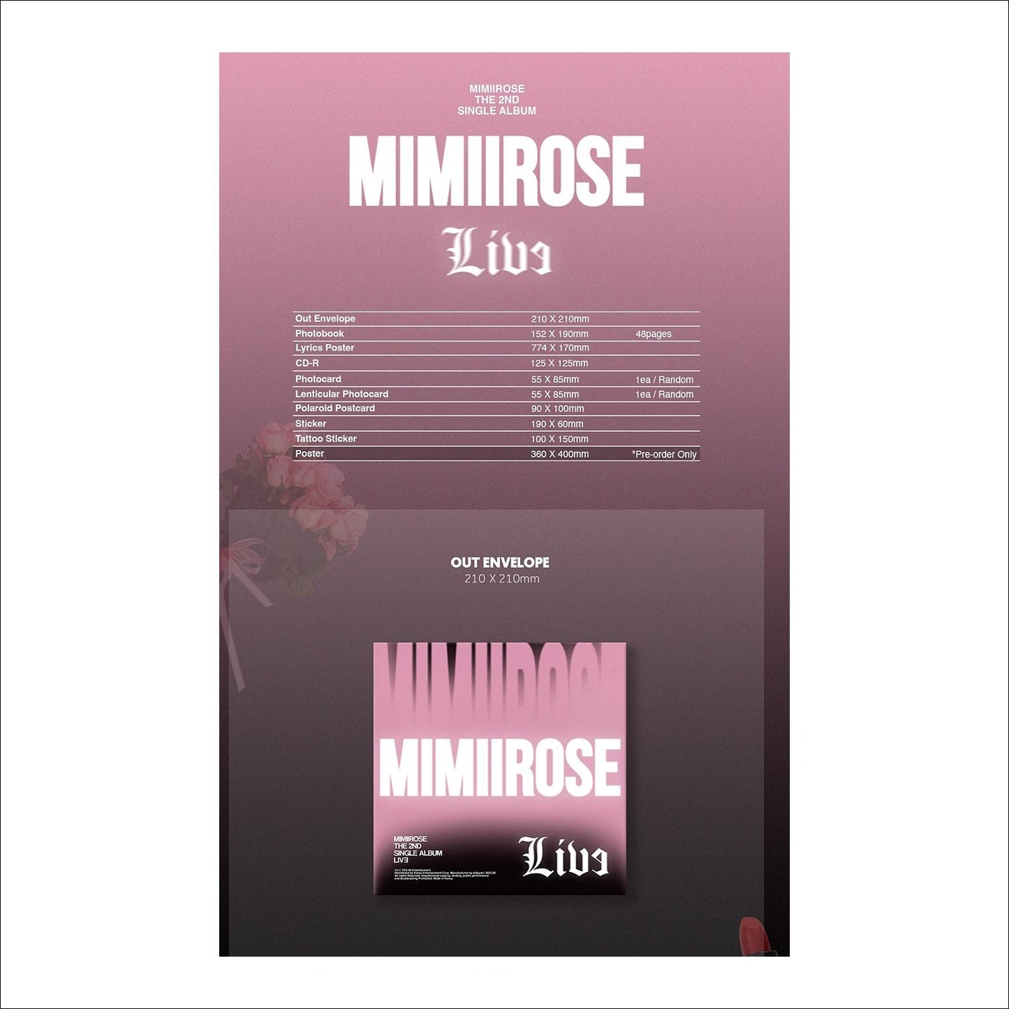 mimiirose - LIVE 2nd Single Album