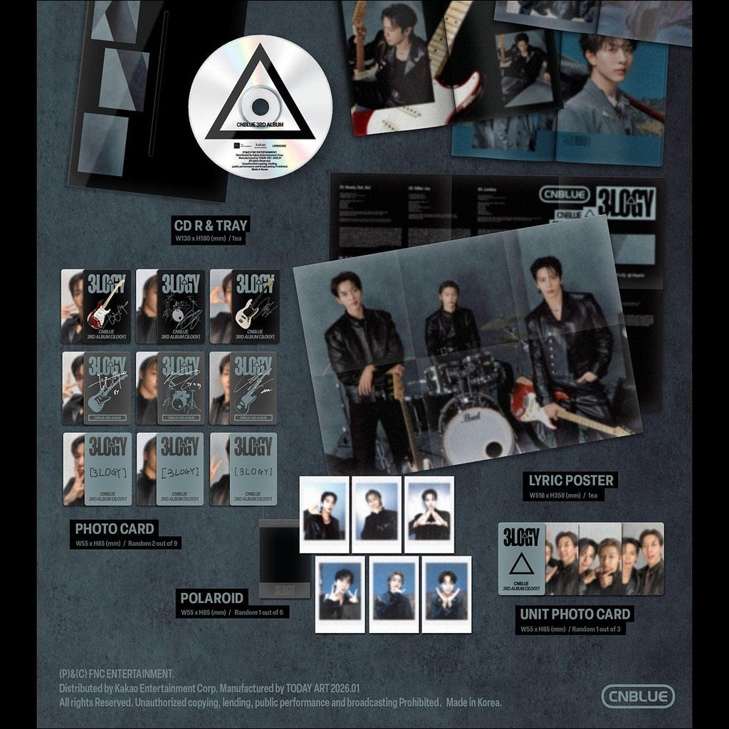 CNBLUE [3LOGY] SLEEVE VER (CD) / 3rd Album + Free Gift