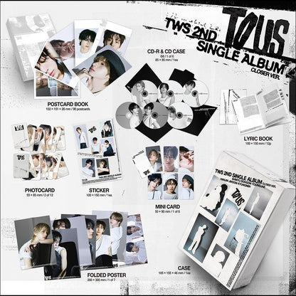 [SET/Pre-order] TWS 2nd Single Album TO US Closer Beyond Ver KPOP Sealed (Close / Bewyond ver.)