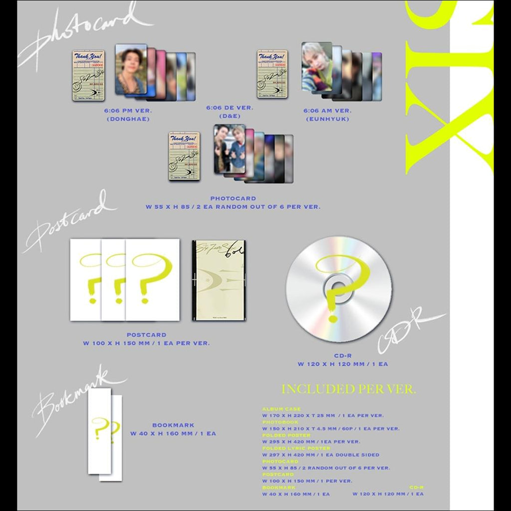 D&E(SUPER JUNIOR) - 606(6:06AM Ver./6:06DE Ver./6:06PM Ver.)