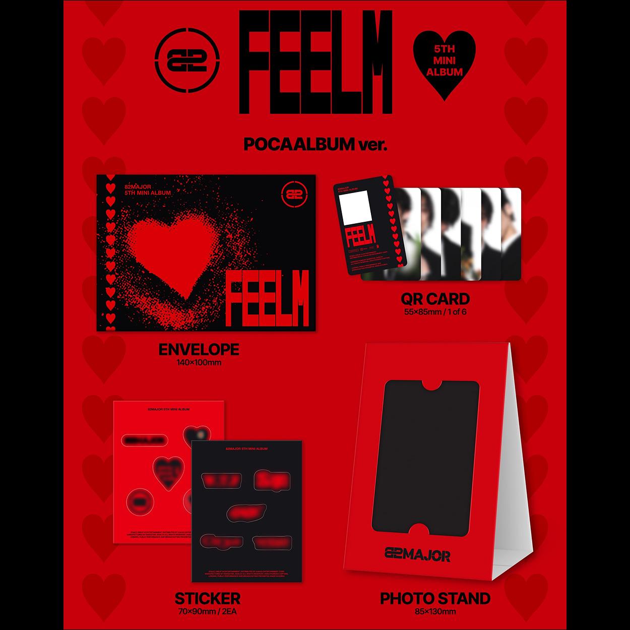 82MAJOR [FEELM] POCA ver. / 5TH MINI ALBUM + Free Gift