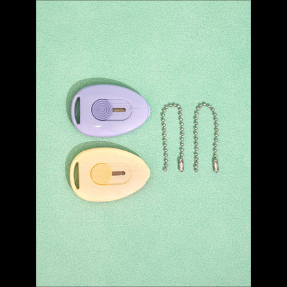 [K-Life] Daiso Korea Magnetic Mini Cutter 2P Set - Cute Cloud Box Opener & Portable Safety Utility Knife (Authentic)