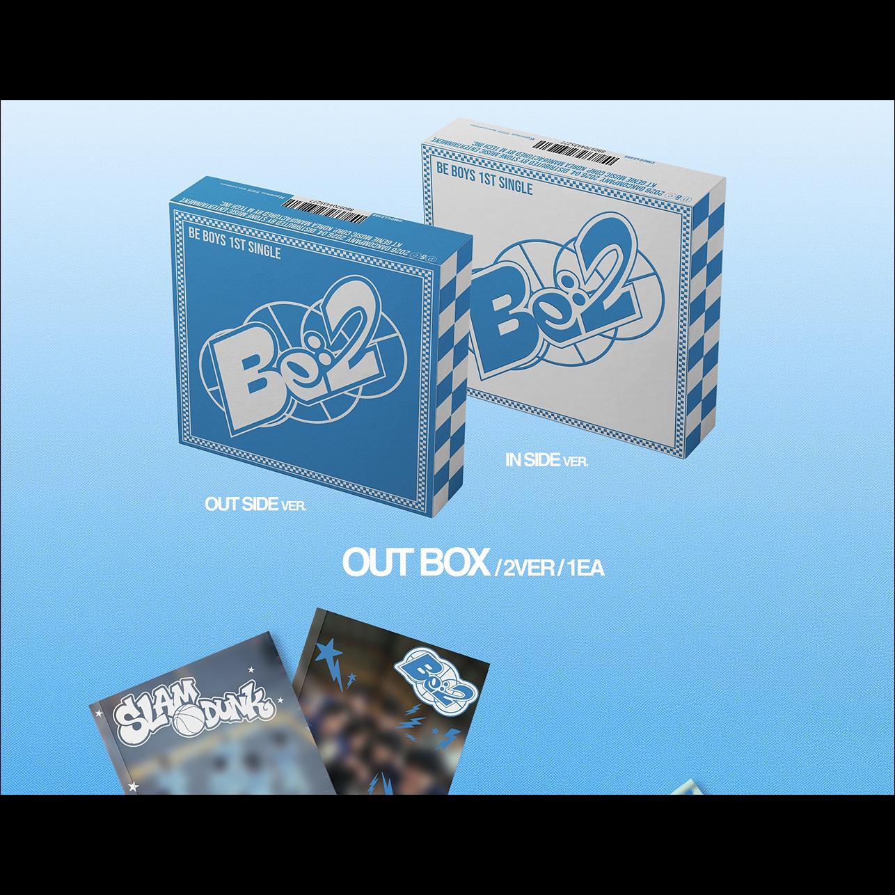 BE BOYS [BE:2] 1st Single Album (OUT SIDE ver. / IN SIDE ver.) + Free Gift