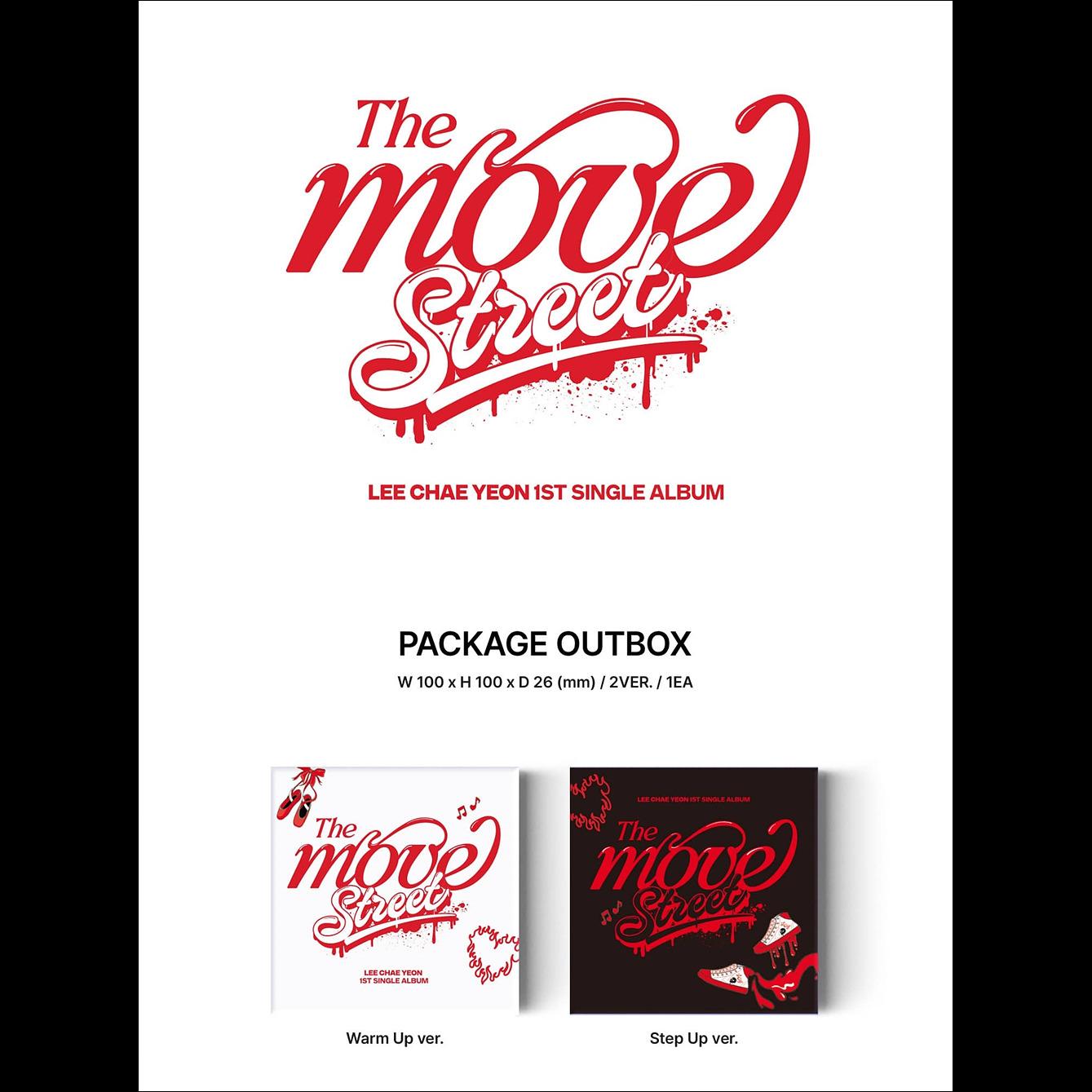 LEE CHAE YEON - THE MOVE: Street Kit Ver.(Warm Up ver./Step Up ver.)