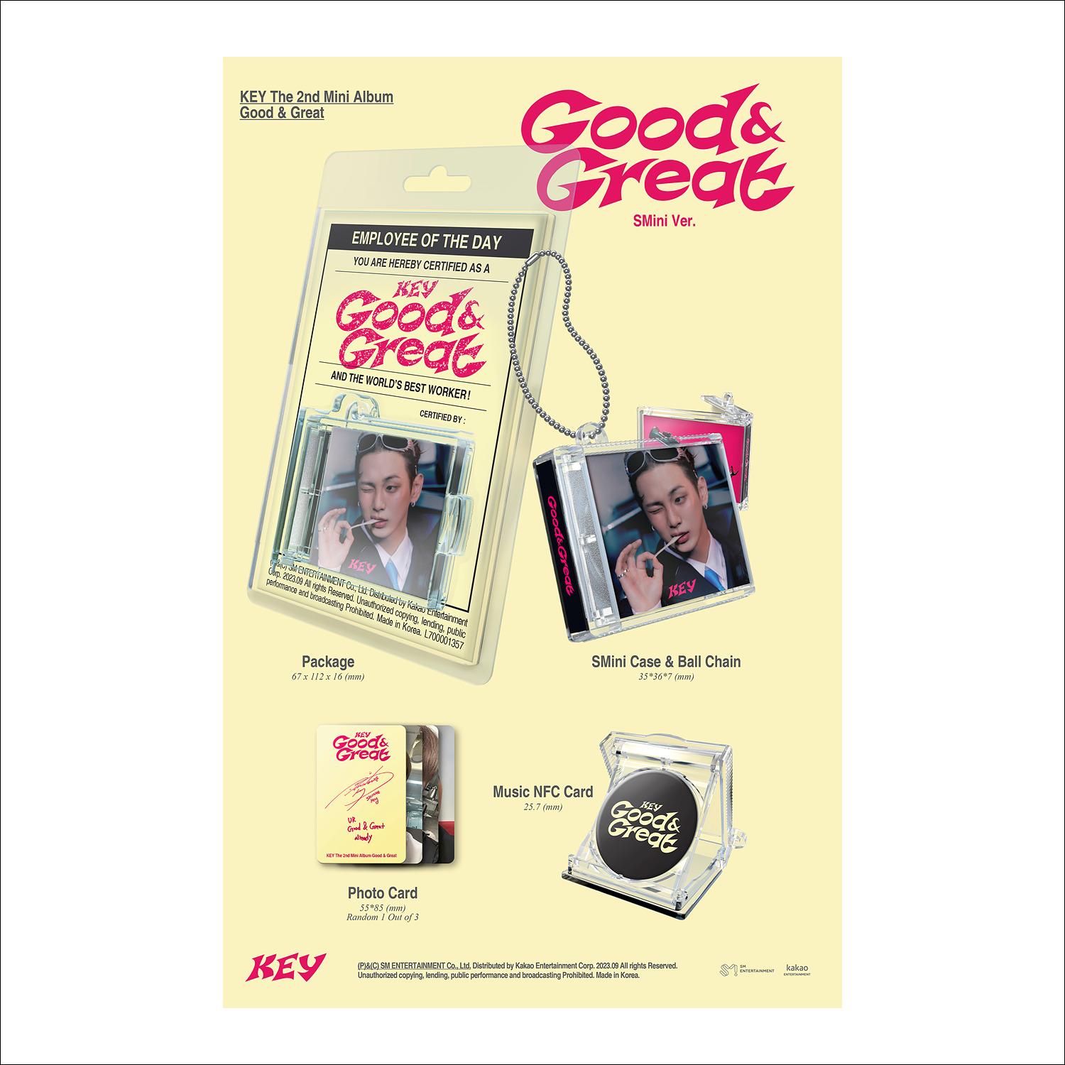 KEY(SHINEE) Good & Great (Smini Ver./ QR Ver.)