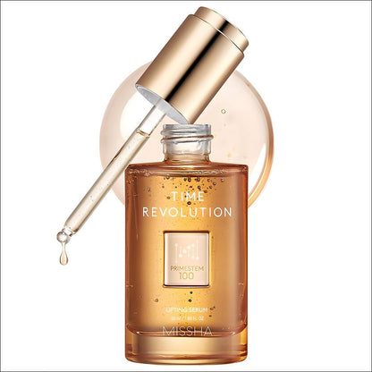 [Missha] Time Revolution Prime Stem 100 Lifting Serum - Intensive Elasticity & Face Contouring, 50ml | Olive's K-beauty