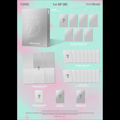 [Pre-order] YUHZ 1st EP [B] Time Slip Ver KPOP Album Sealed + Free Gift