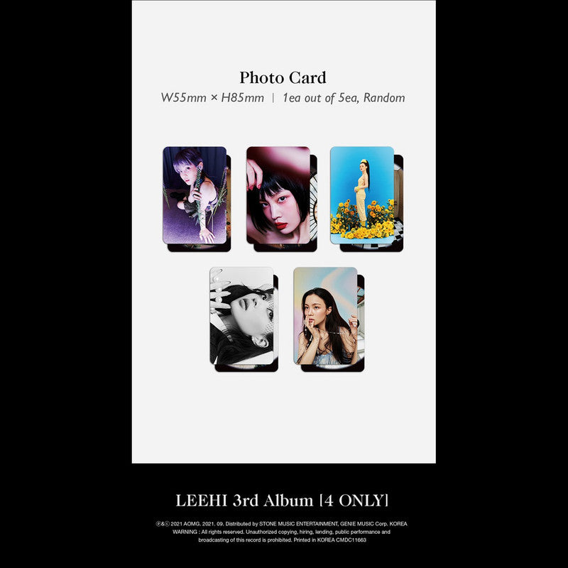 LEE HI [4 ONLY] 3rd Album