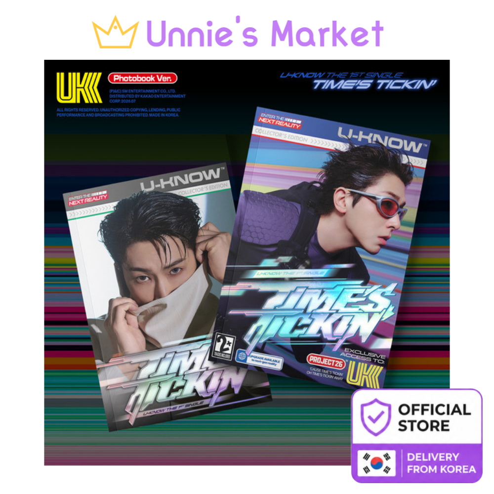 U-KNOW [Times Tickin] Photobook Ver. / The 1st Single Album + Free Gift