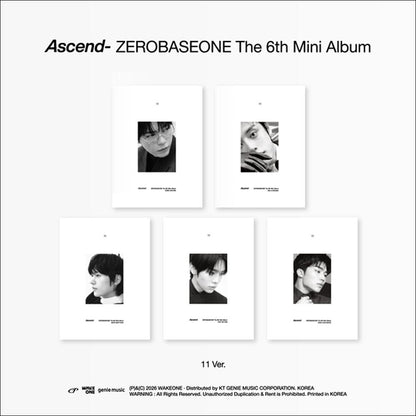 ZEROBASEONE The 6th Mini Album [Ascend-] 11 Ver. + Free Gift