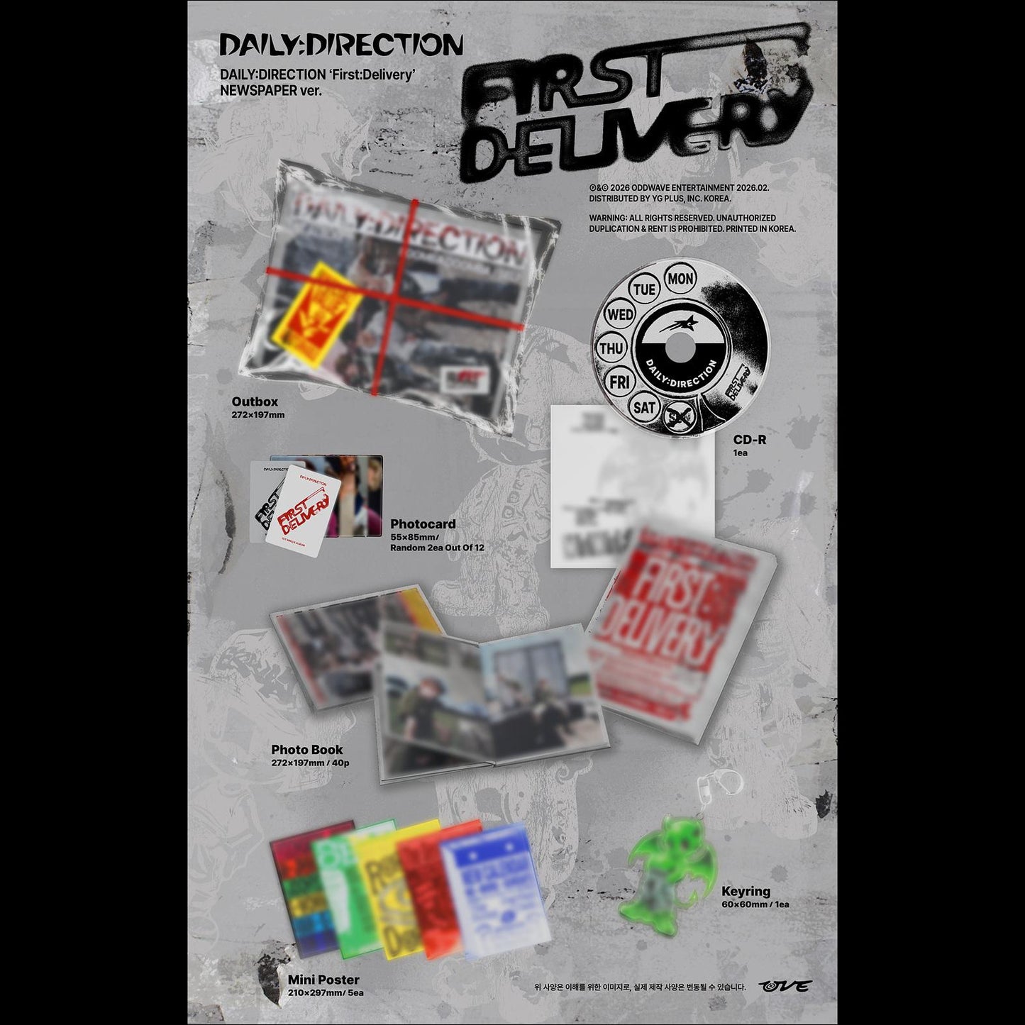 DAILYDIRECTION [FirstDelivery] (NEWSPAPER ver. EXPRESS ver.) + Free Gift