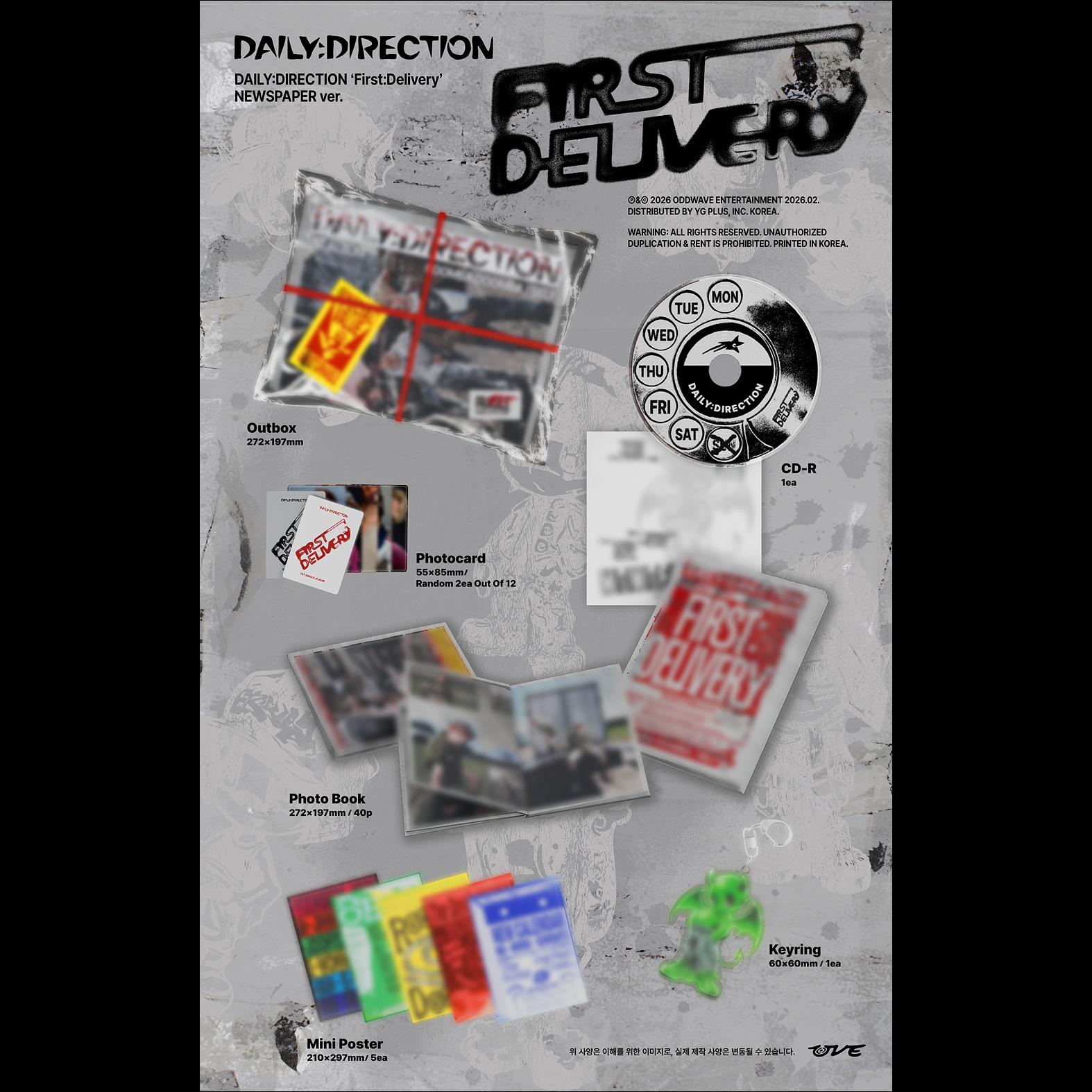 DAILYDIRECTION [FirstDelivery] (NEWSPAPER ver.  EXPRESS ver.) + Free Gift