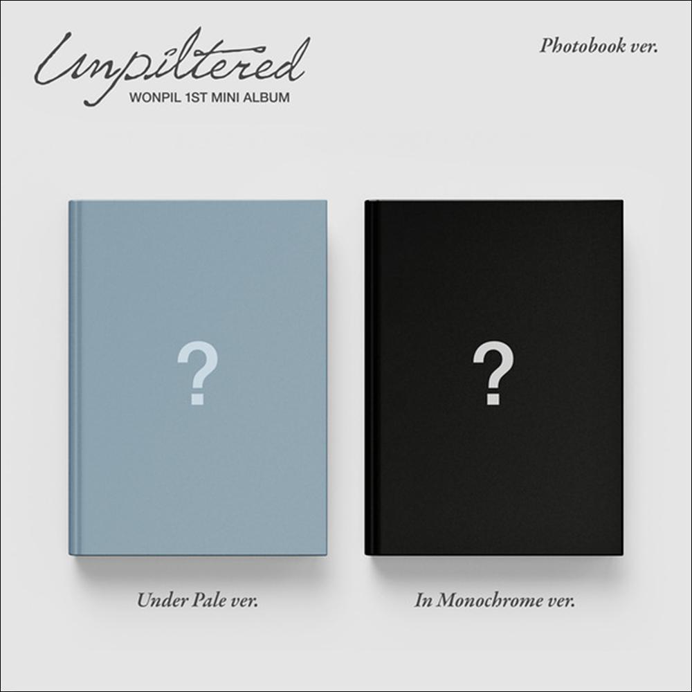 WONPIL(DAY6) - Unpiltered Album Photobook ver. (Under Pale ver. / In Monochrome ver.) + Free Gift