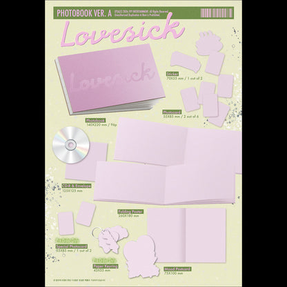 [Pre-order] CHAERYEONG (ITZY) [Lovesick] Standard Ver. Album Official Sealed K-pop + Free Gift