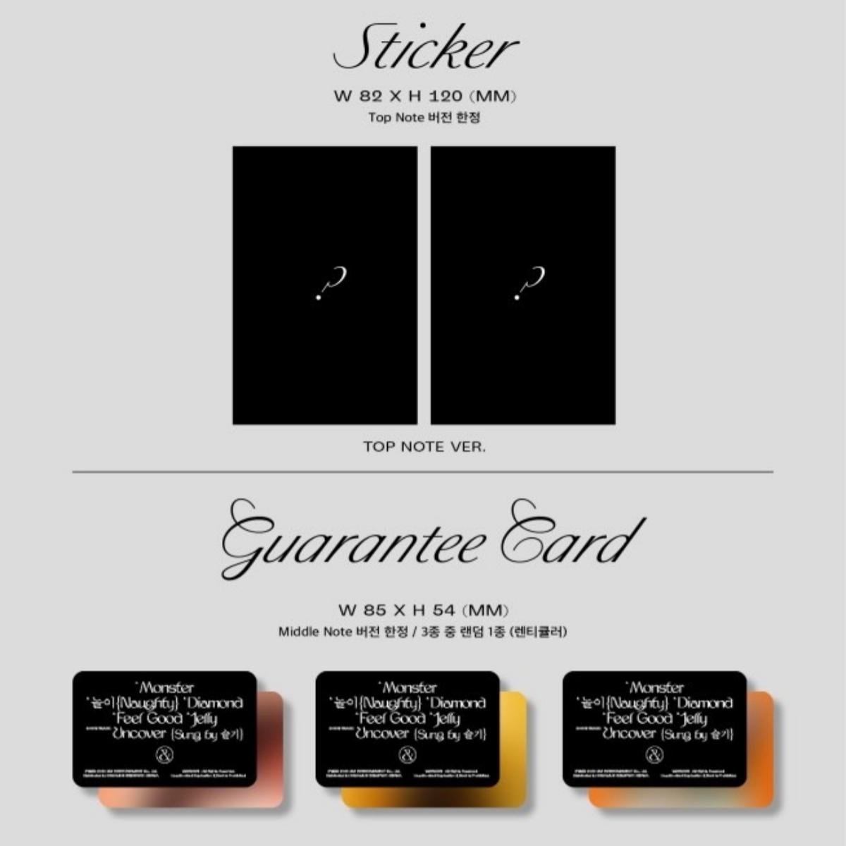 IRENE & SEULGI(Red Velvet) - Monster Album (Random)