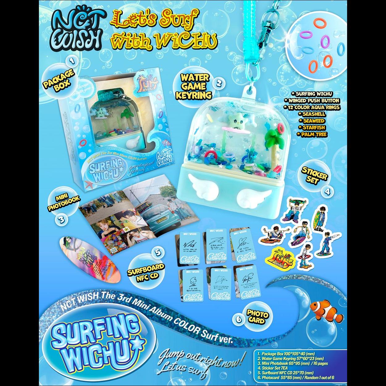 NCT WISH [COLOR] Surf Ver. (Smart Album)