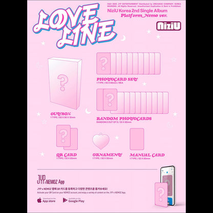 NiziU - LOVE LINE Platform_Nemo ver. / Korea 2nd Single Album