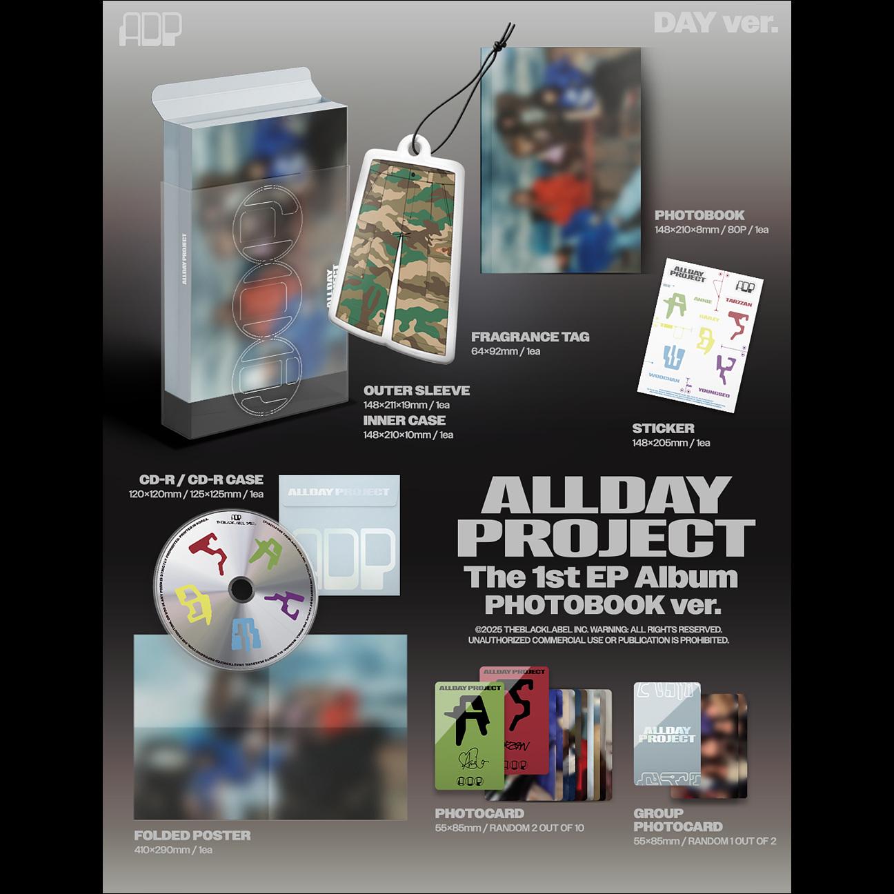 ALLDAY PROJECT The 1st EP Album 'ALLDAY PROJECT' PHOTOBOOK ver. + Free Gift