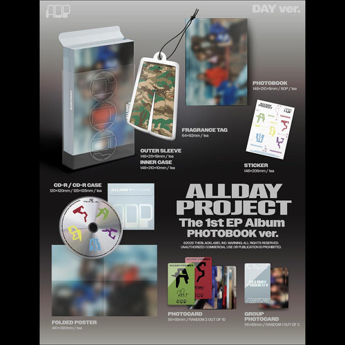 ALLDAY PROJECT The 1st EP Album 'ALLDAY PROJECT' PHOTOBOOK ver. + Free Gift
