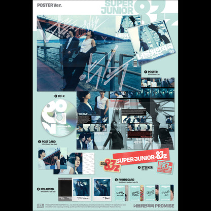 SUPER JUNIOR-83z [Promise] Poster Ver. 1st Mini Album + Free Gift