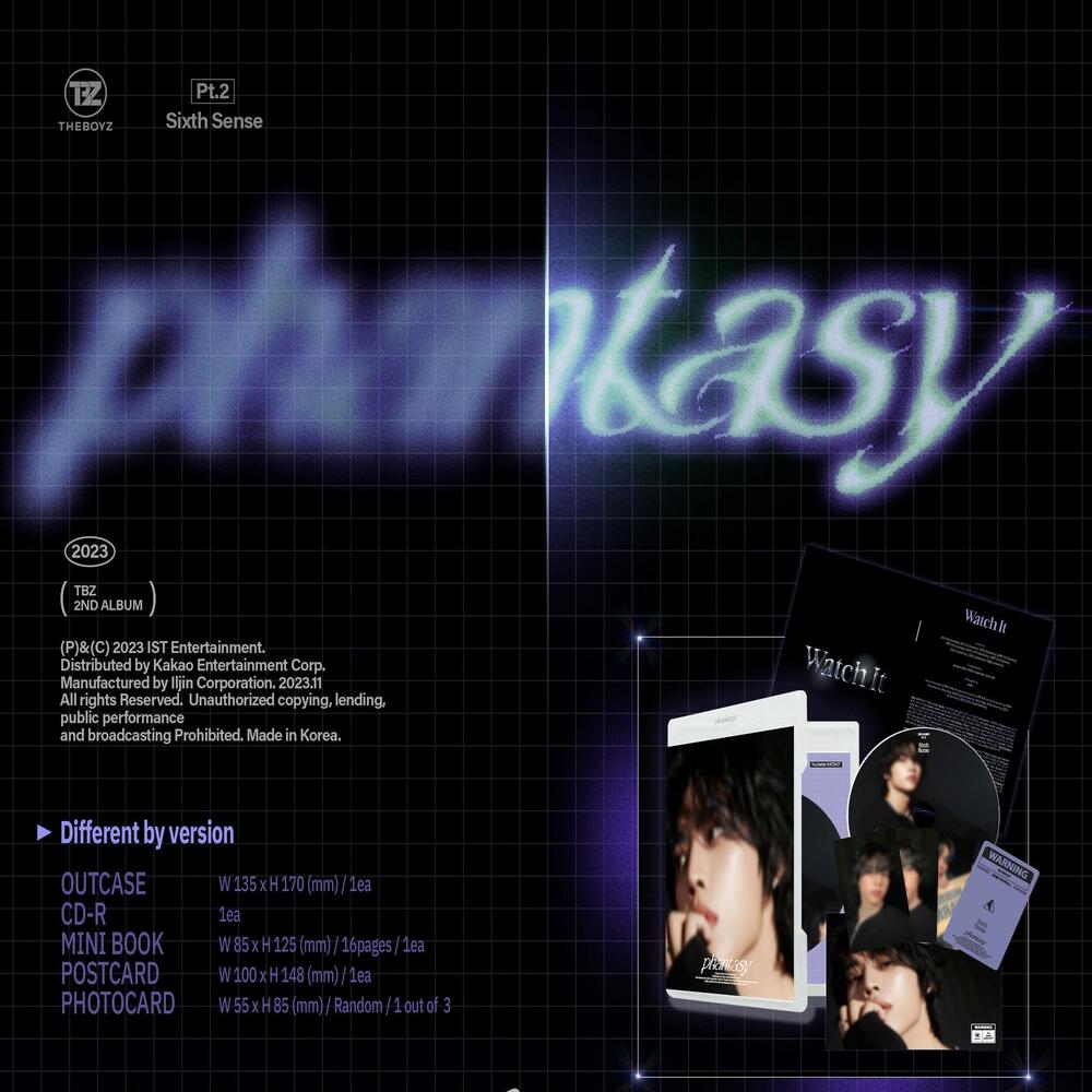 THE BOYZ Part.2 Phantasy_ Pt.2 Sixth Sense DVD ver