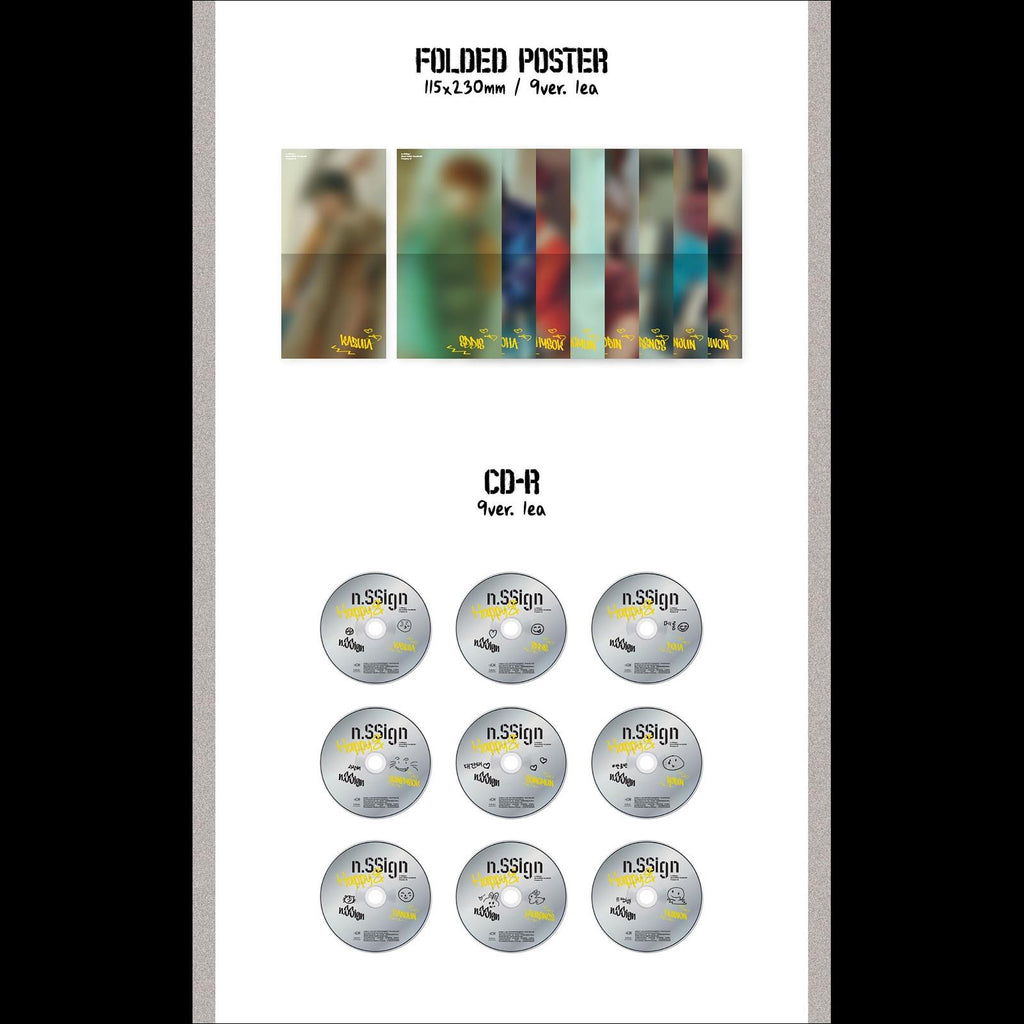 n.SSign 2nd MINI ALBUM 'Happy &' (Digipack ver.)