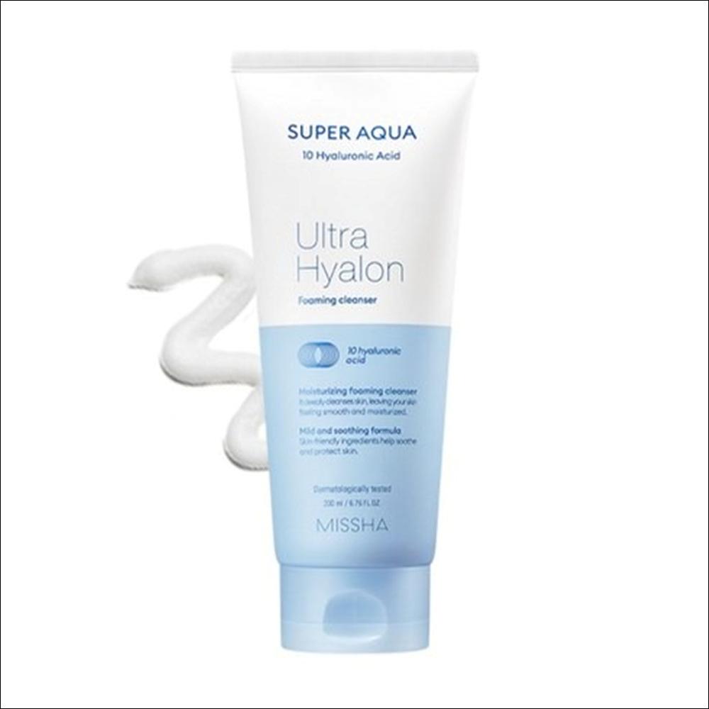 MISSHA Super Aqua Ultra Hyalron Foaming Cleanser 200ml