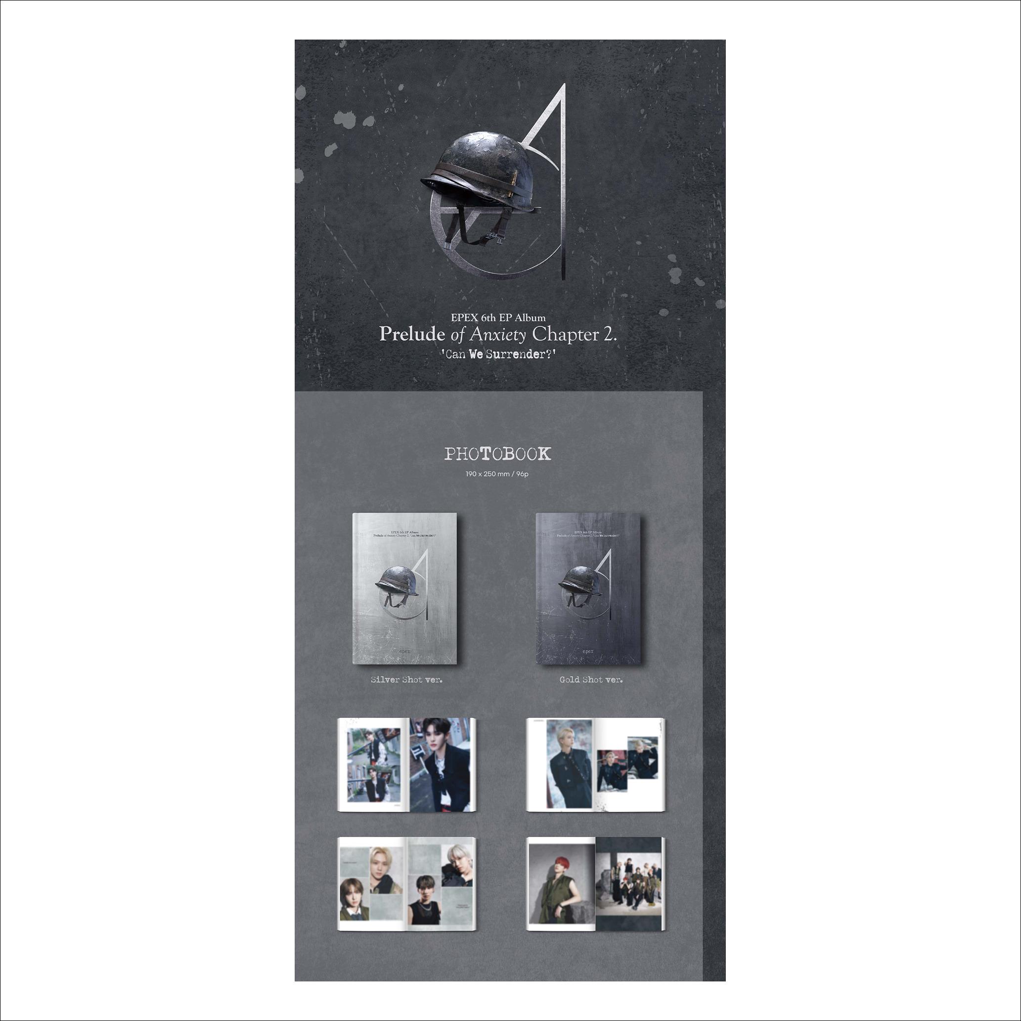 EPEX - Prelude of Anxiety 'Can We Surrender?' (Silver Shot ver. / Gold Shot ver.)