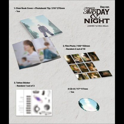 JUNHEE (A.C.E) [The First Day & Night] 1st Mini Album (Day Ver. & Night Ver.)
