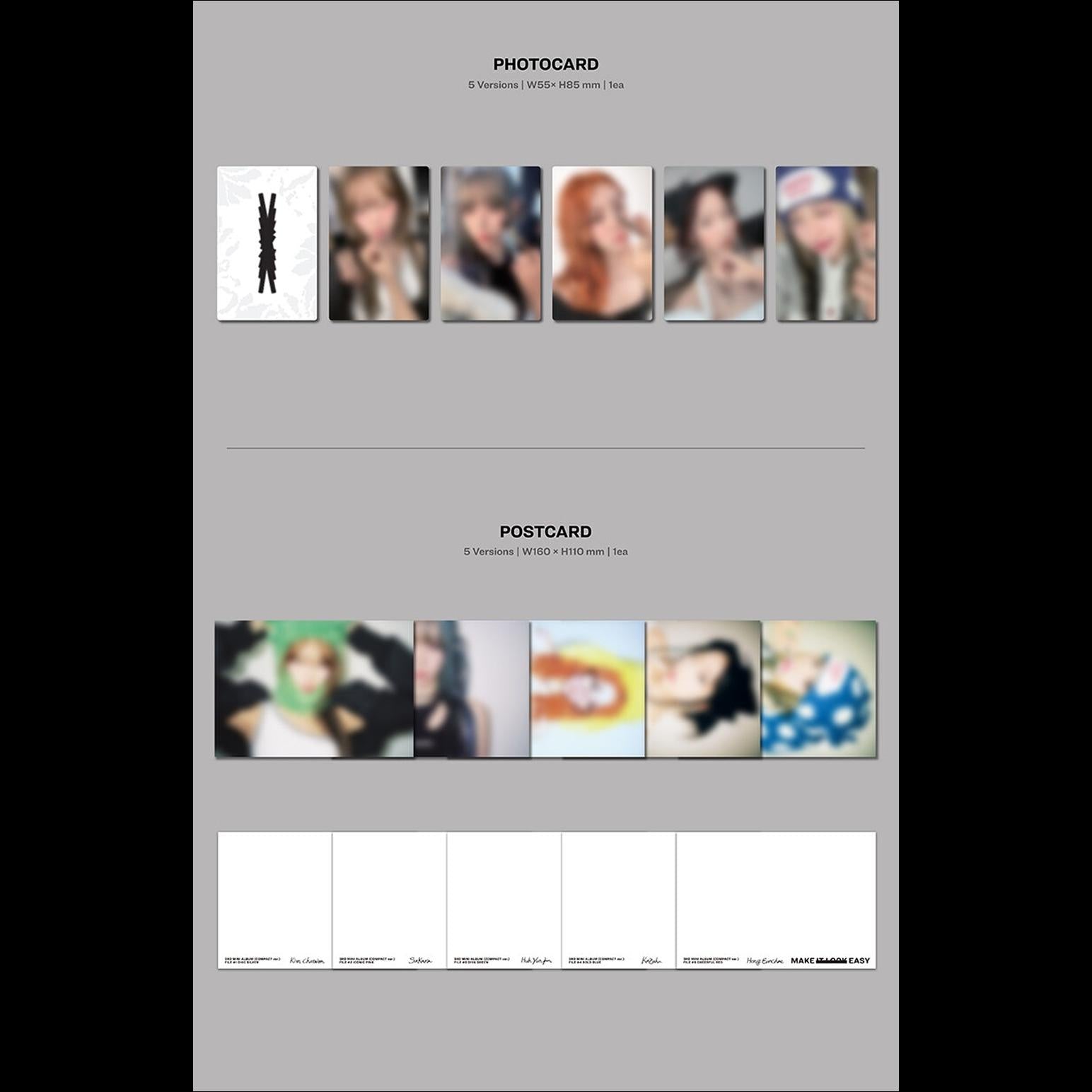[NO POB/Member] LE SSERAFIM [EASY] Compact Ver.