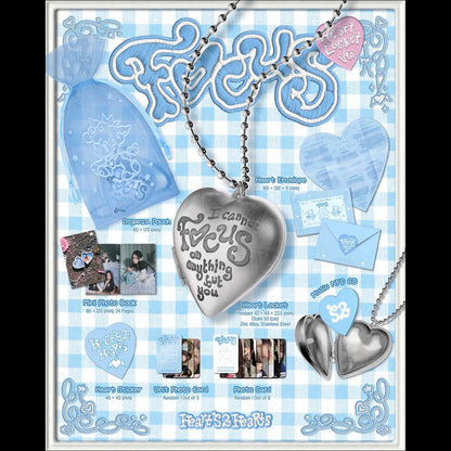 Hearts2Hearts [FOCUS] (Heart Locket Ver.) Smart Album + Free Gift