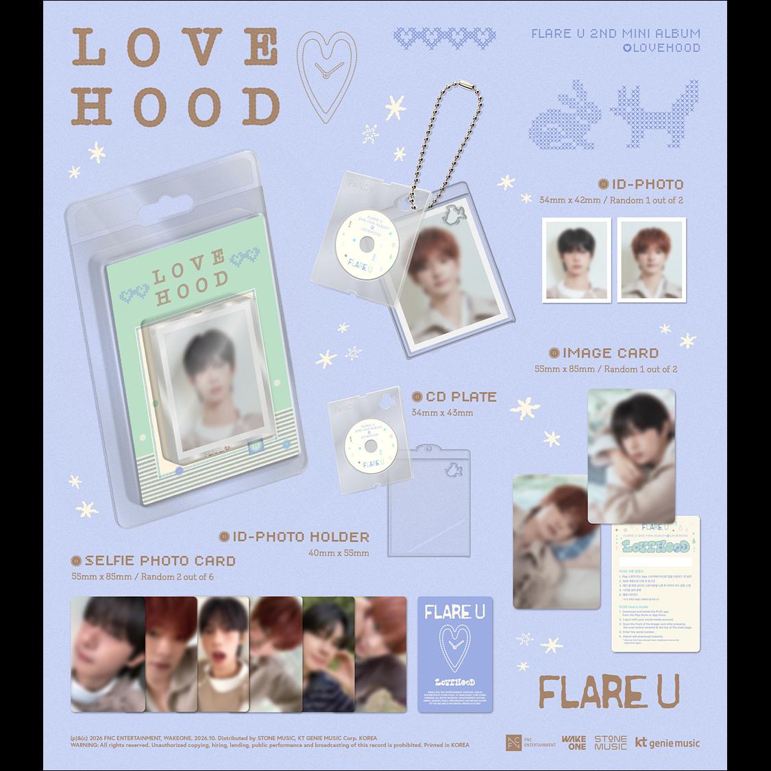 [Pre-order] FLARE U [LOVEHOOD] FaNCy Ver KPOP Album Sealed + Free Gift