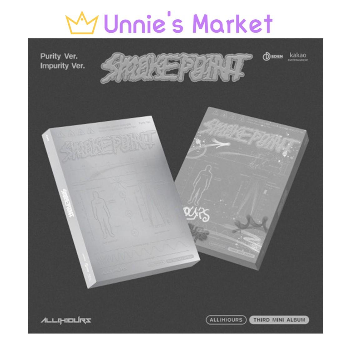 ALL(H)OURS [Smoke Point] 3rd Mini Album (Purity ver. Impurity ver.)