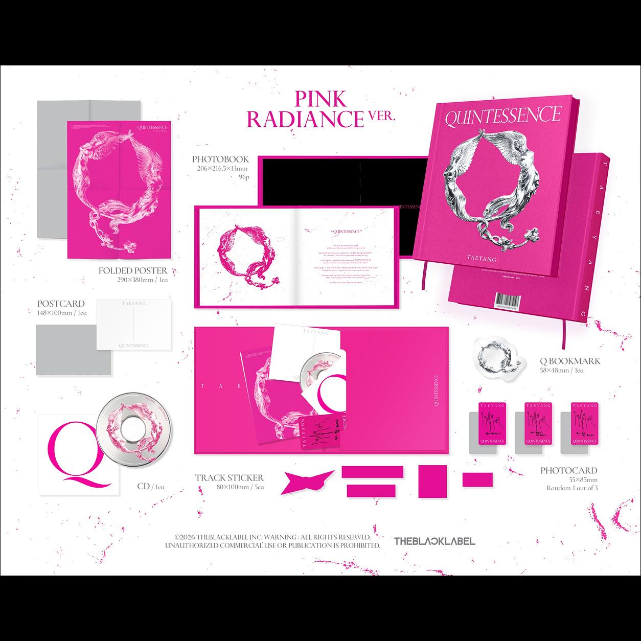 TAEYANG (BIGBANG) QUINTESSENCE Album + Free Gift