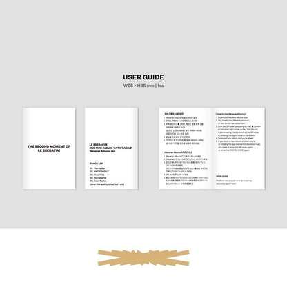 LE SSERAFIM - ANTIFRAGILE Weverse Albums Ver.
