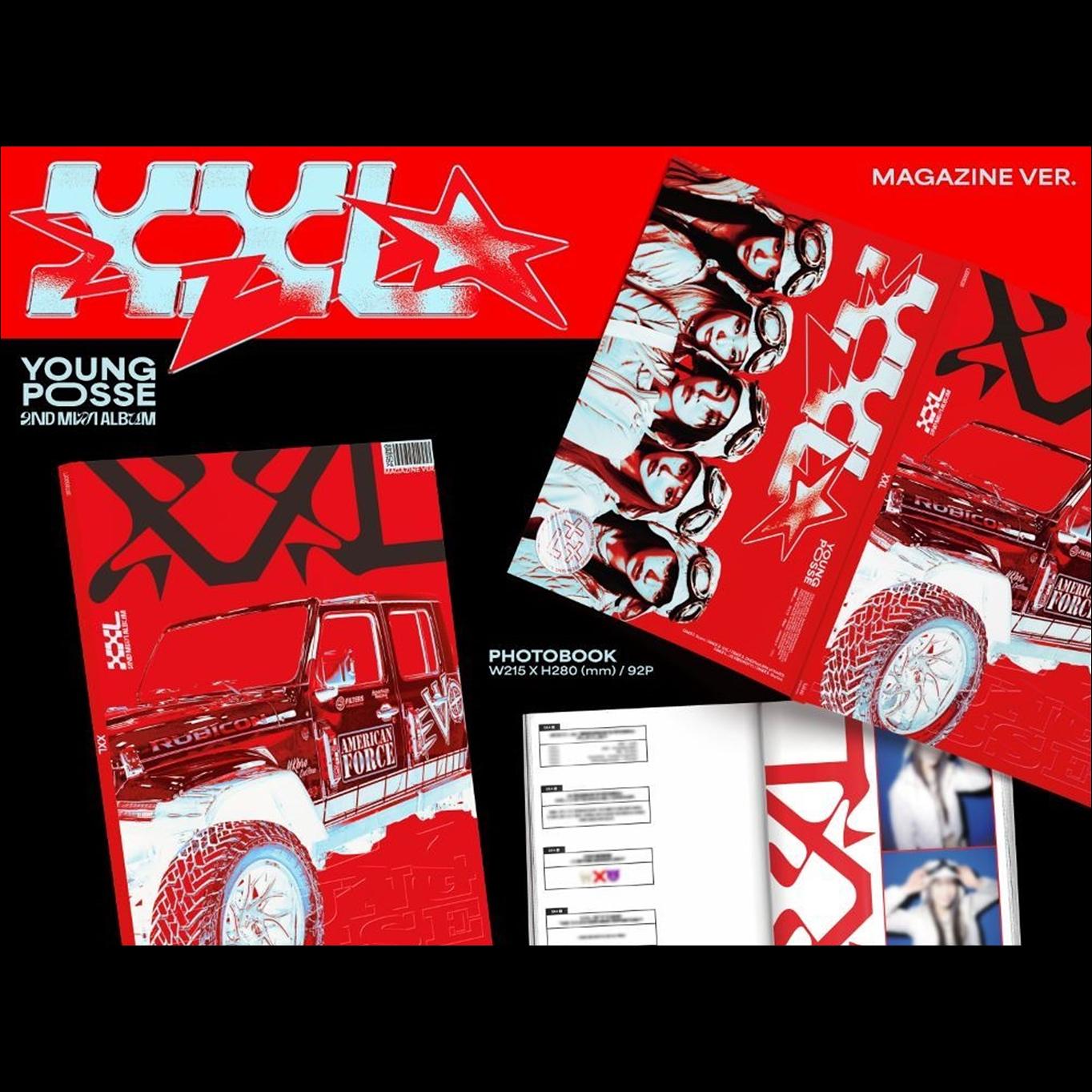 YOUNG POSSE [XXL] Magazine Ver. EP Album
