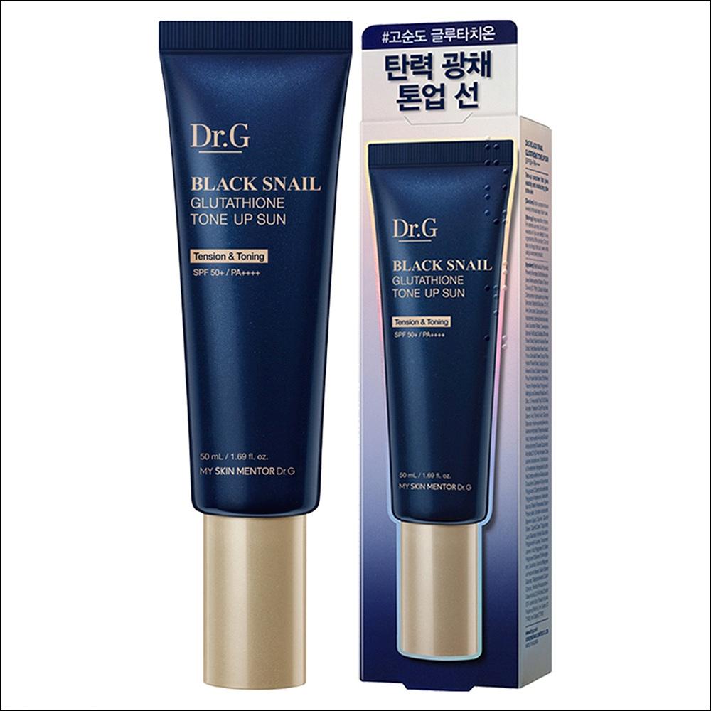 [Dr.G] Black Snail Glutathione Tone Up Sun SPF50+ PA++++ - Brightening & Anti-Aging Care, 50ml | Olive's K-beauty