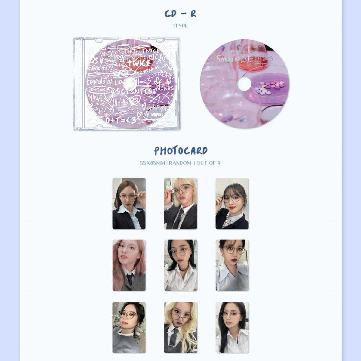 TWICE [ Formula of Love: O+T= 3 ] THE 3RD ALBUM (Result file ver.)