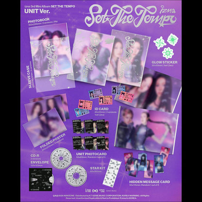 izna [SET THE TEMPO] UNIT Ver. Album + Free Gift