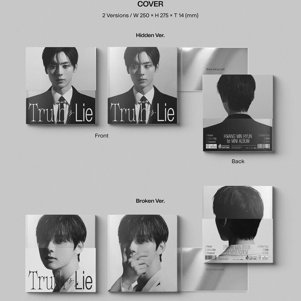 HWANG MIN HYUN Truth or Lie - 1st MINI ALBUM