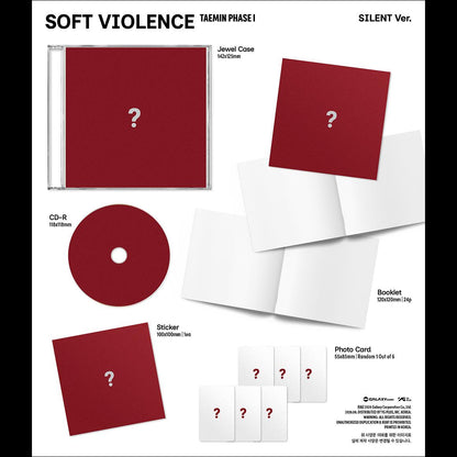 [Pre-order] TAEMIN(SHINee) PHASE I Soft Violence (JEWEL Ver.) + Free Gift