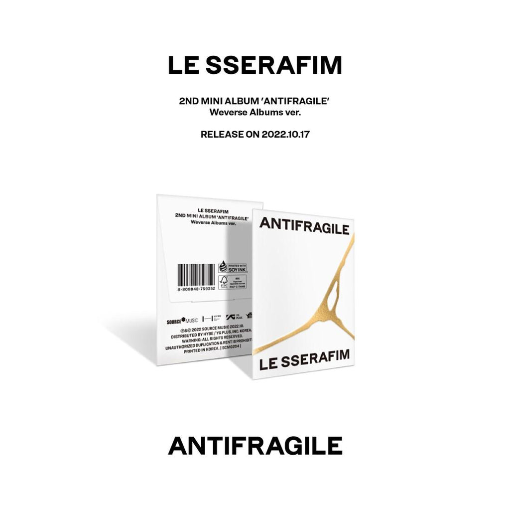 LE SSERAFIM - ANTIFRAGILE Weverse Albums Ver.