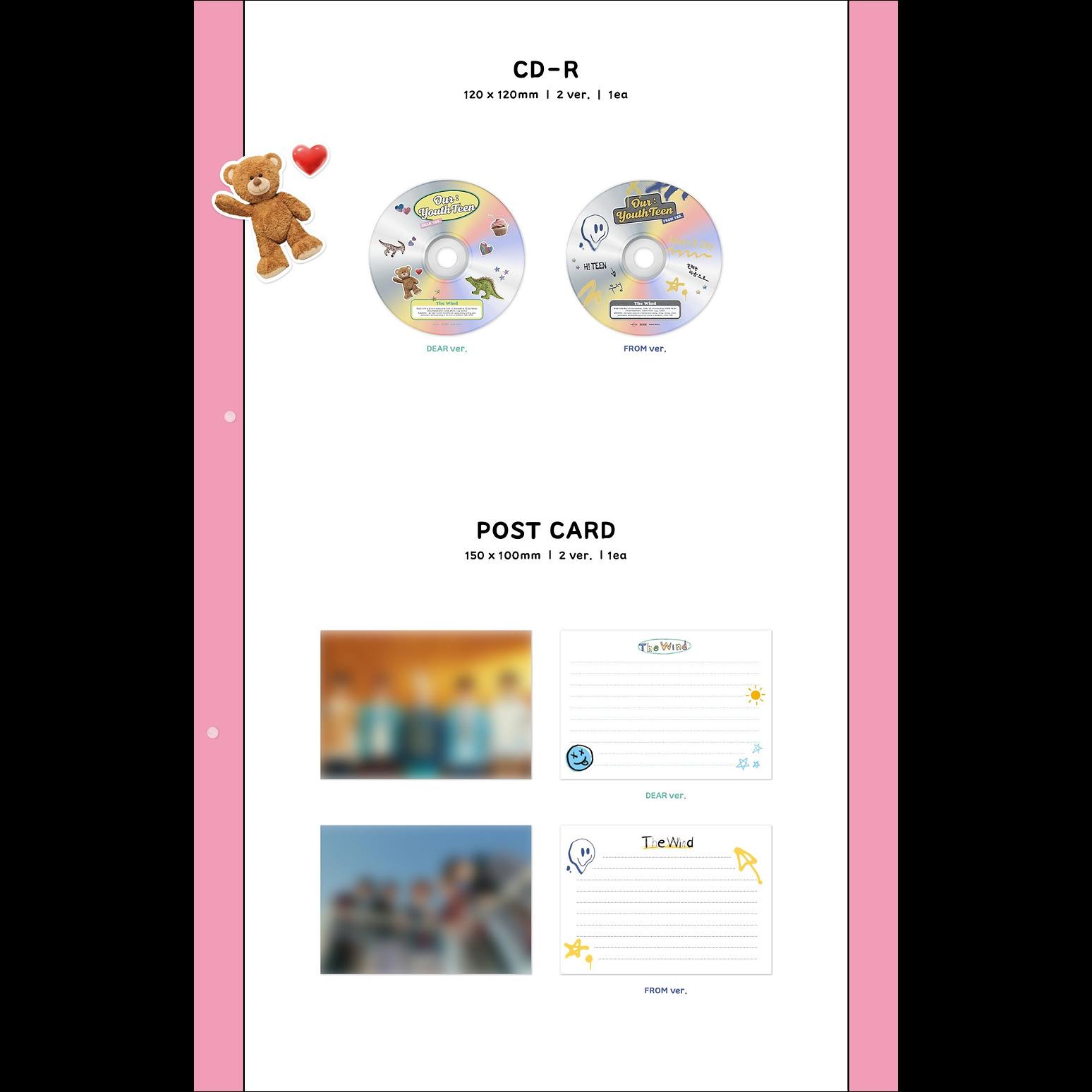 The Wind - Our : YouthTeen (DEAR ver. / FROM ver.)