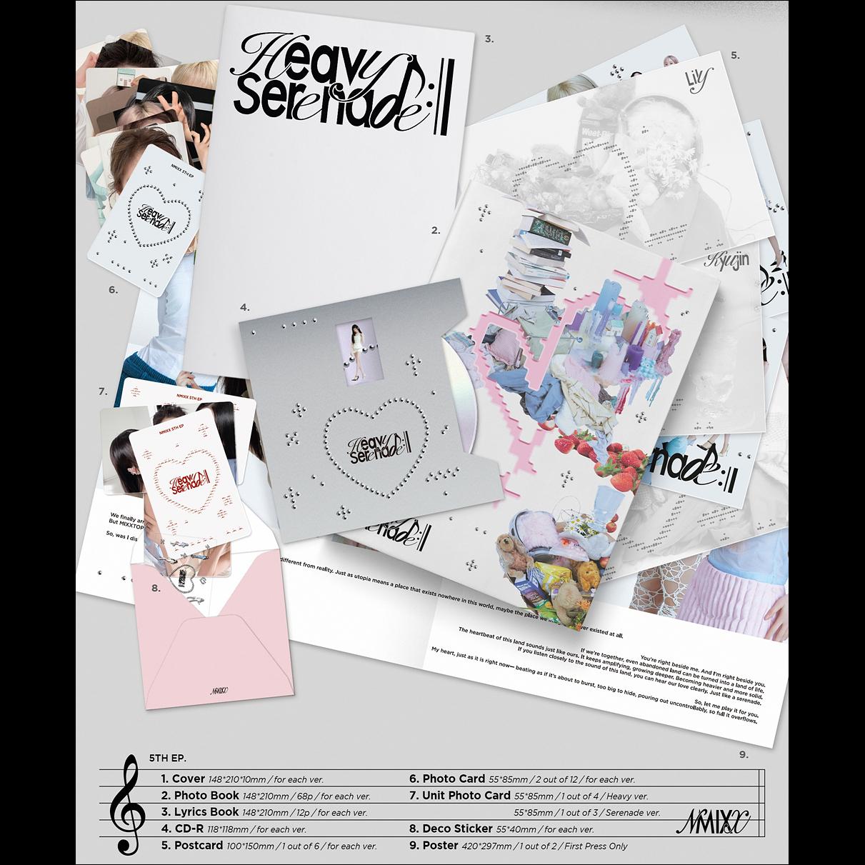 NMIXX [Heavy Serenade] 5th EP Album + Free Gift