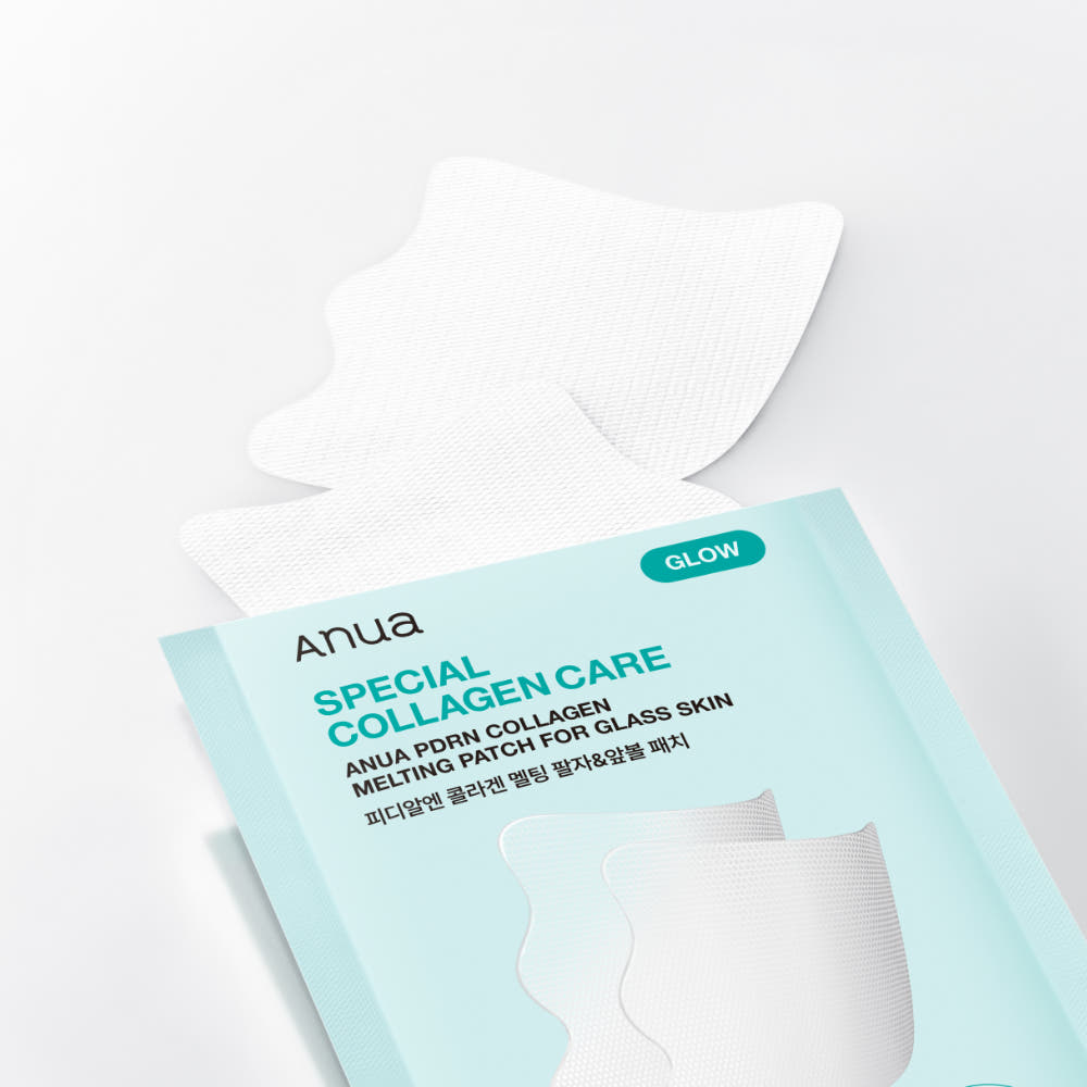 [Anua] PDRN Collagen Melting Cheek & Smile Line Patch (4pcs) | Instant Glass Skin Anti-Wrinkle Lifting Film, K-Beauty
