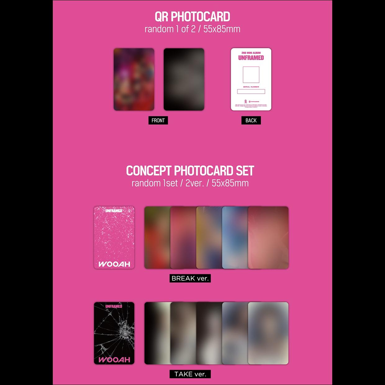 WOOAH (woo!ah!) UNFRAMED STAYG ALBUMS ver. (POCA Album)