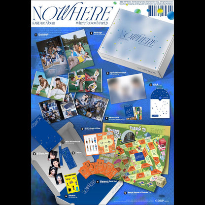 [Pre-order] KARD 1st Album [Where To Now (Part.2) NOWHERE] + Free Gift