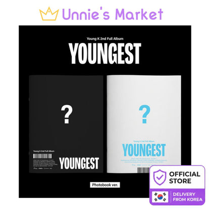[Pre-order] Young K (DAY6) YOUNGEST Photobook ver. 2nf Full Album + Free Gift